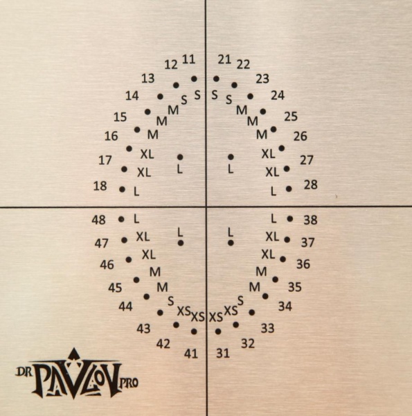 Шаблон для коффердама металл.